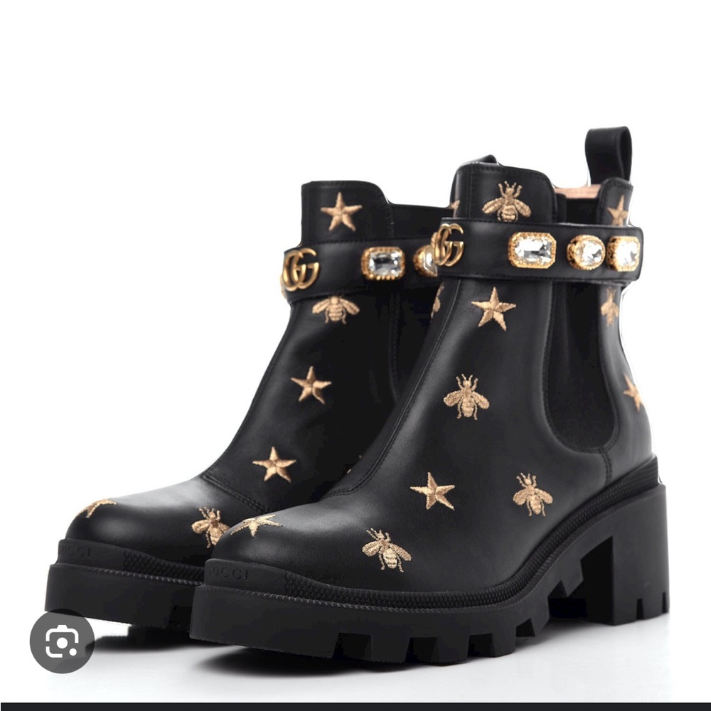 Gucci platform boots